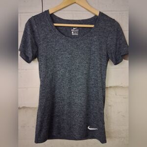 Nike Women's Gray Dri-FIT Top